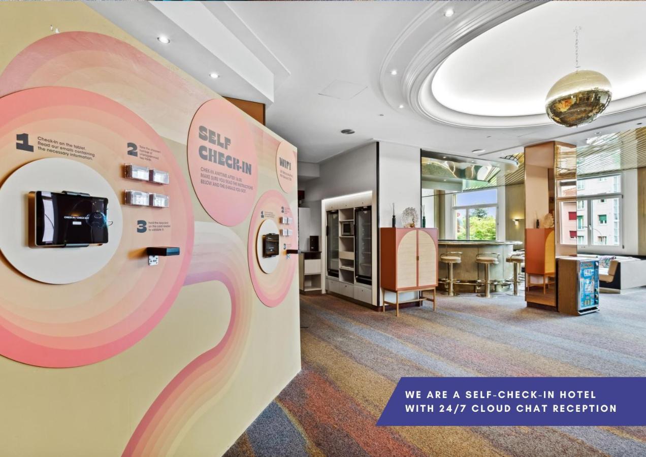 Becozy Au Parc Retro Edition Self-Check-In Rooms & Studios Fribourg Eksteriør bilde
