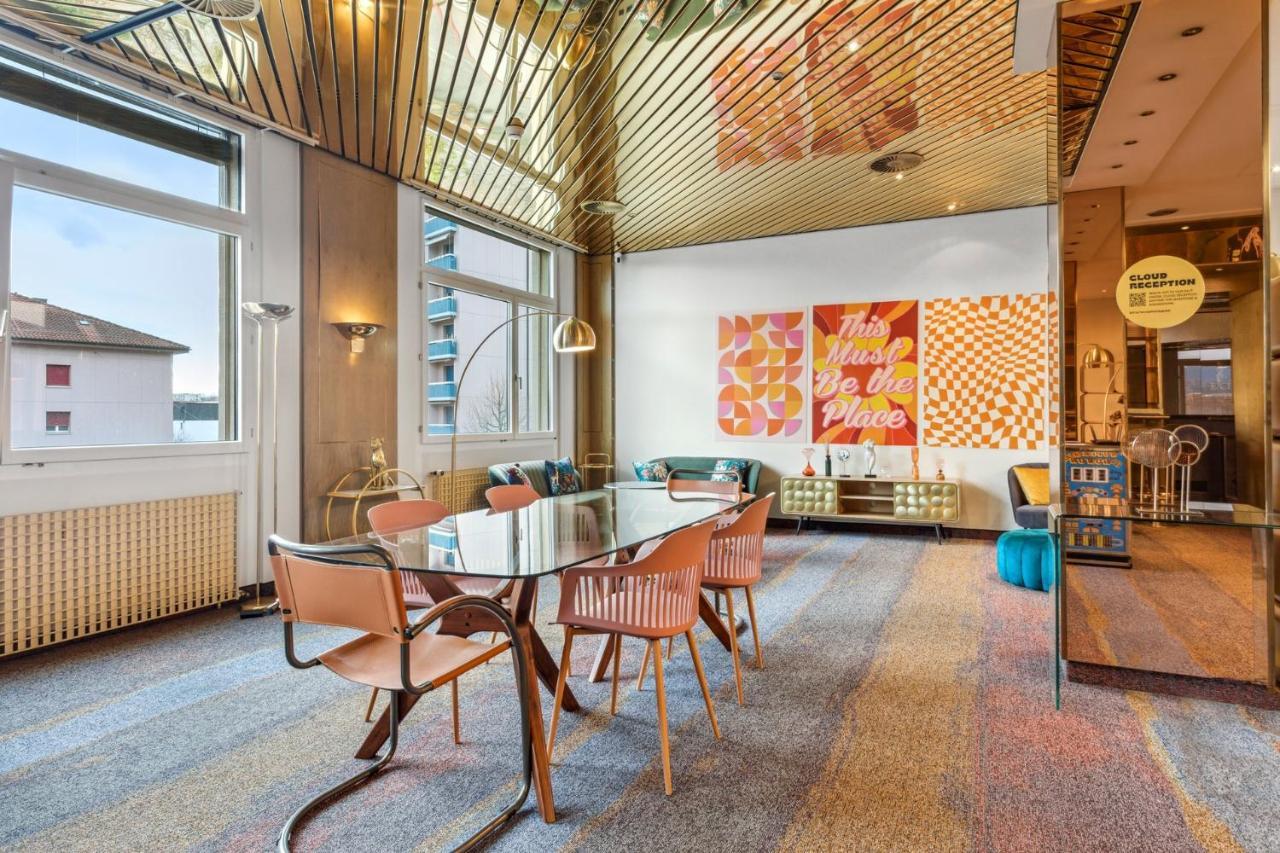 Becozy Au Parc Retro Edition Self-Check-In Rooms & Studios Fribourg Eksteriør bilde